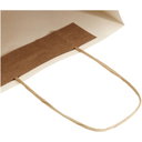 Papirpose 150 g/m2 av landbruksavfall med tvinnede håndtak – 24 x 9 x 32 cm - bilde 3