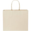 Papirpose 150 g/m2 av landbruksavfall med tvinnede håndtak – 31 x 12 x 25 cm - bilde 1