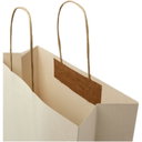 Papirpose 150 g/m2 av landbruksavfall med tvinnede håndtak – 31 x 12 x 31 cm - bilde 2