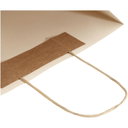 Papirpose 150 g/m2 av landbruksavfall med tvinnede håndtak – 31 x 12 x 31 cm - bilde 3