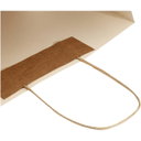Papirpose 150 g/m2 av landbruksavfall med tvinnede håndtak – 31 x 12 x 41 cm - bilde 3