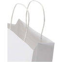 Papperspåse i kraftpapper 120 g/m² med tvinnade handtag – 18 x 9 x 23 cm - bild 3