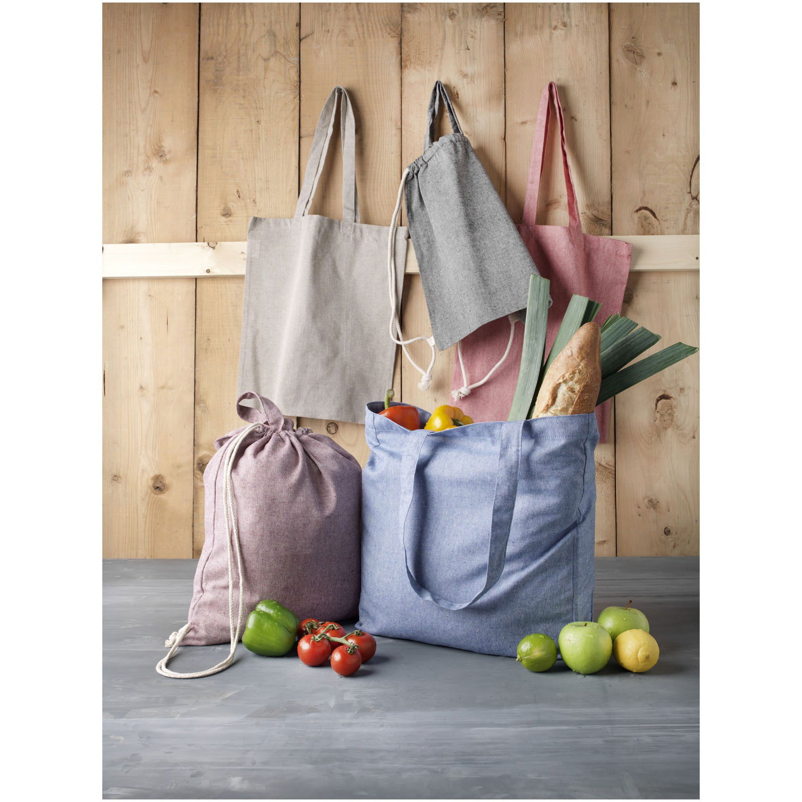 Pheebs 13L Recycled Cotton and Polyester Tote Bag (210 g/m²)