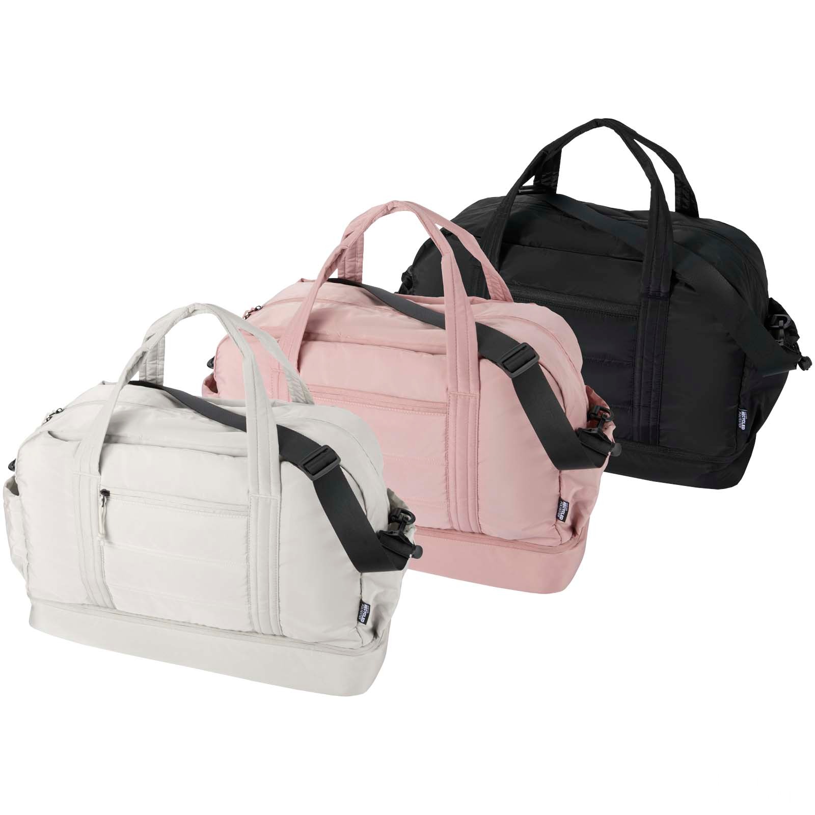 Puffer duffelväska med isolerad botten av återvunnen GRS, 30 l 