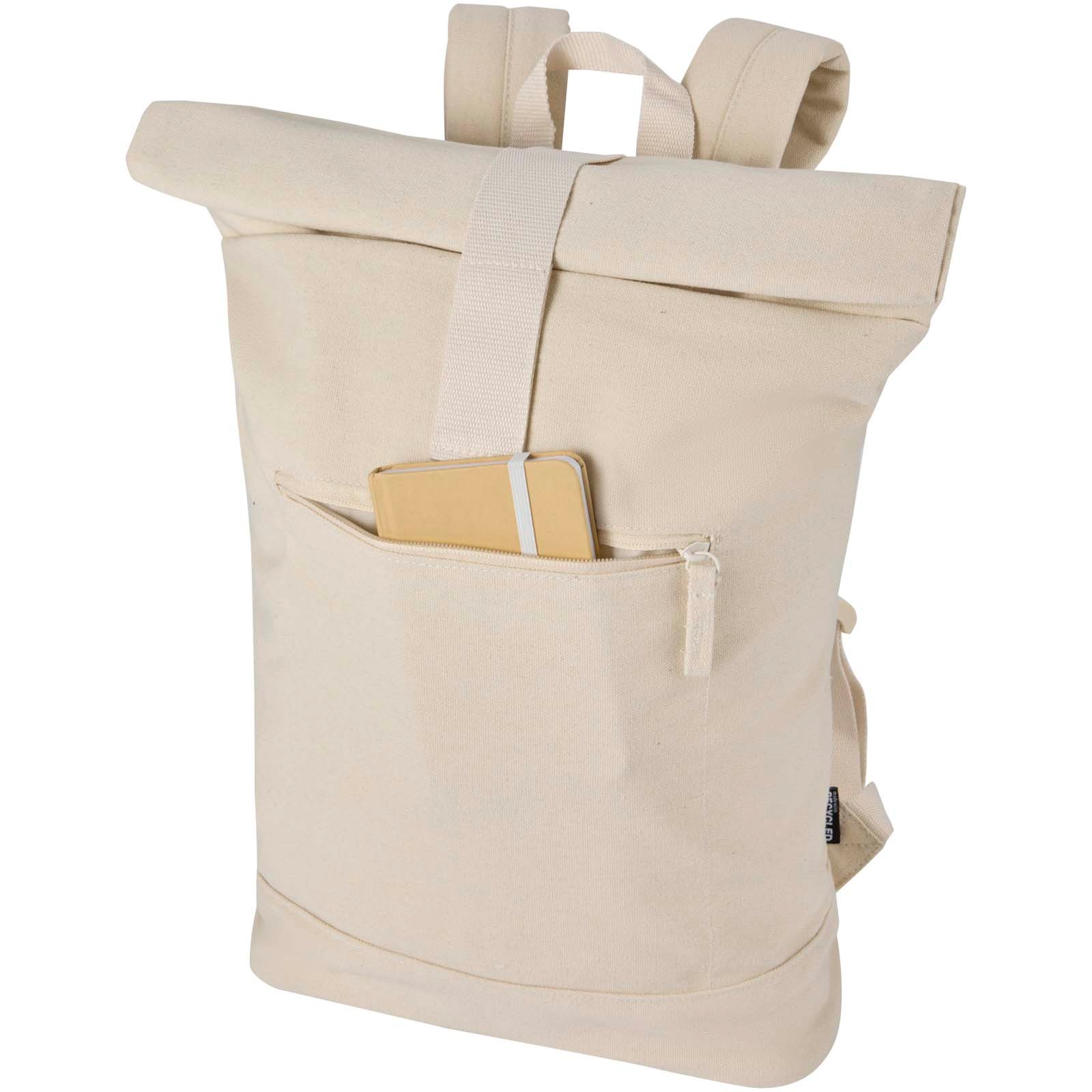 Recanvas 14" ryggsekk med rulletopp i GRS-resirkulert materiale, 16 l
