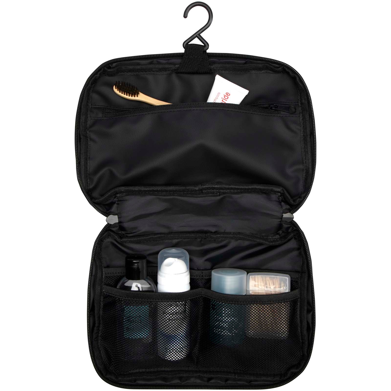 Roam necessär av återvunnet GRS-material - Grön med tryck