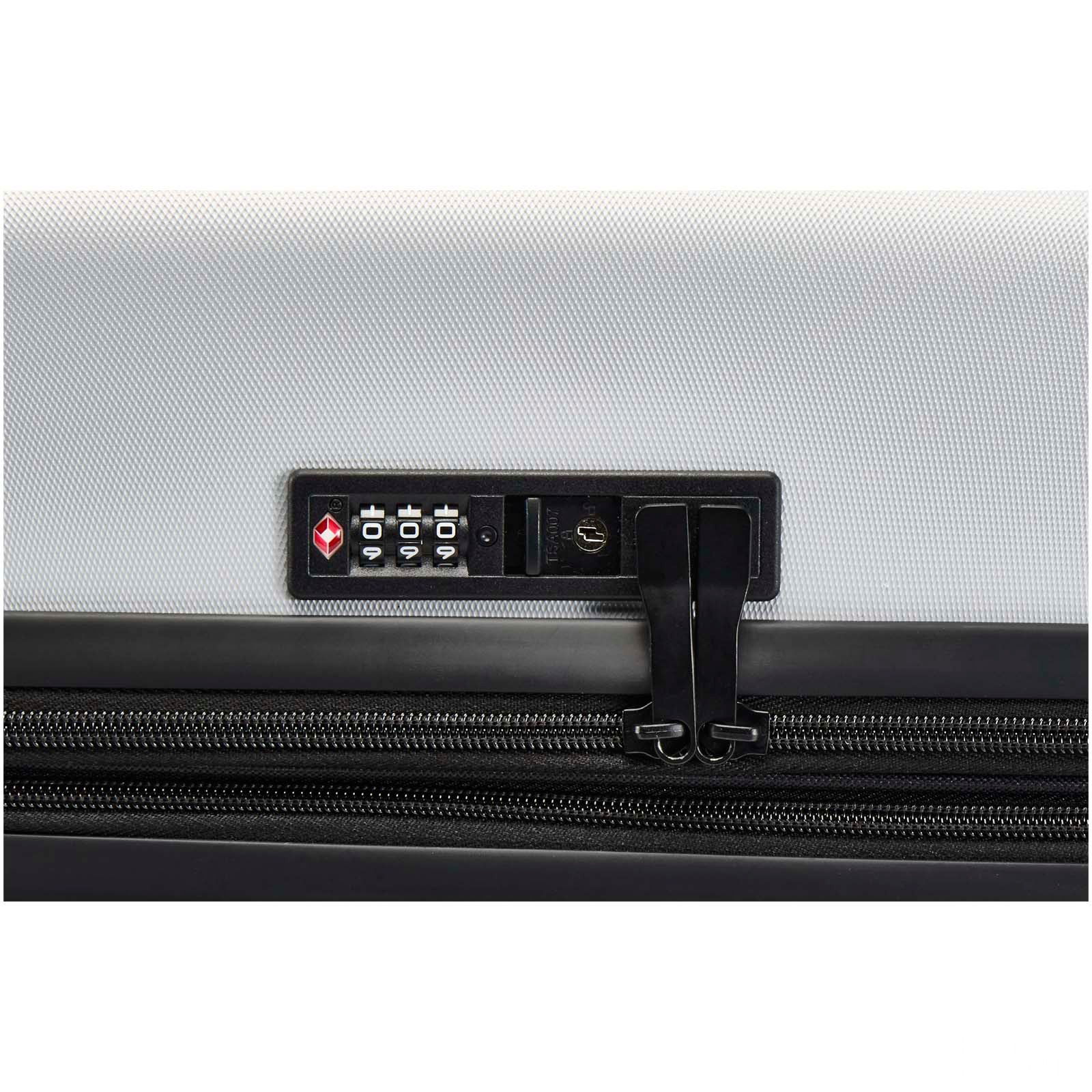 Rover 24" resväska av GRS-återvunnet material, 70 l - Silver med tryck