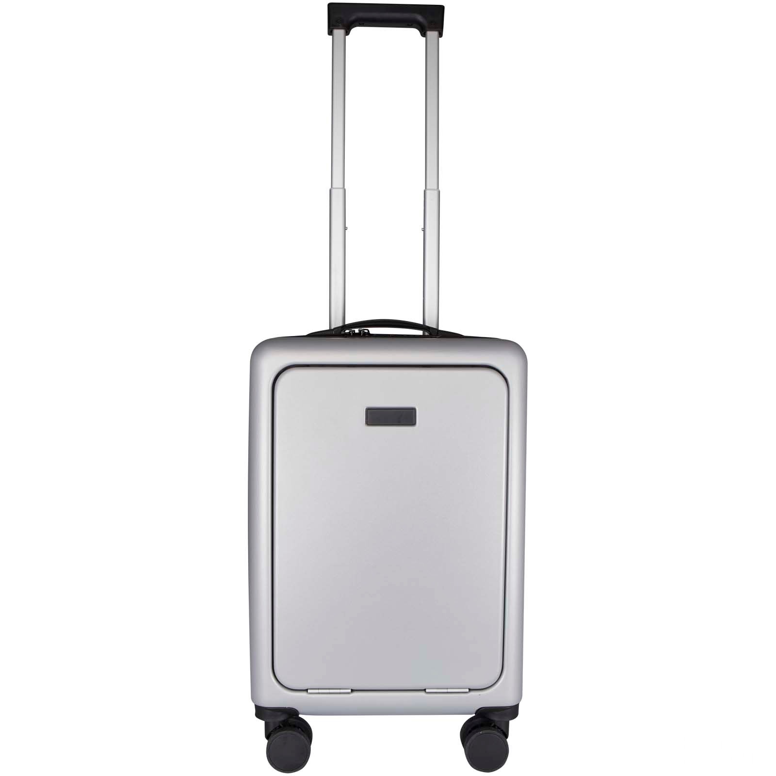 Rover Pro 20" kabinväska av GRS-återvunnet material, 40L  - Silver, framsida