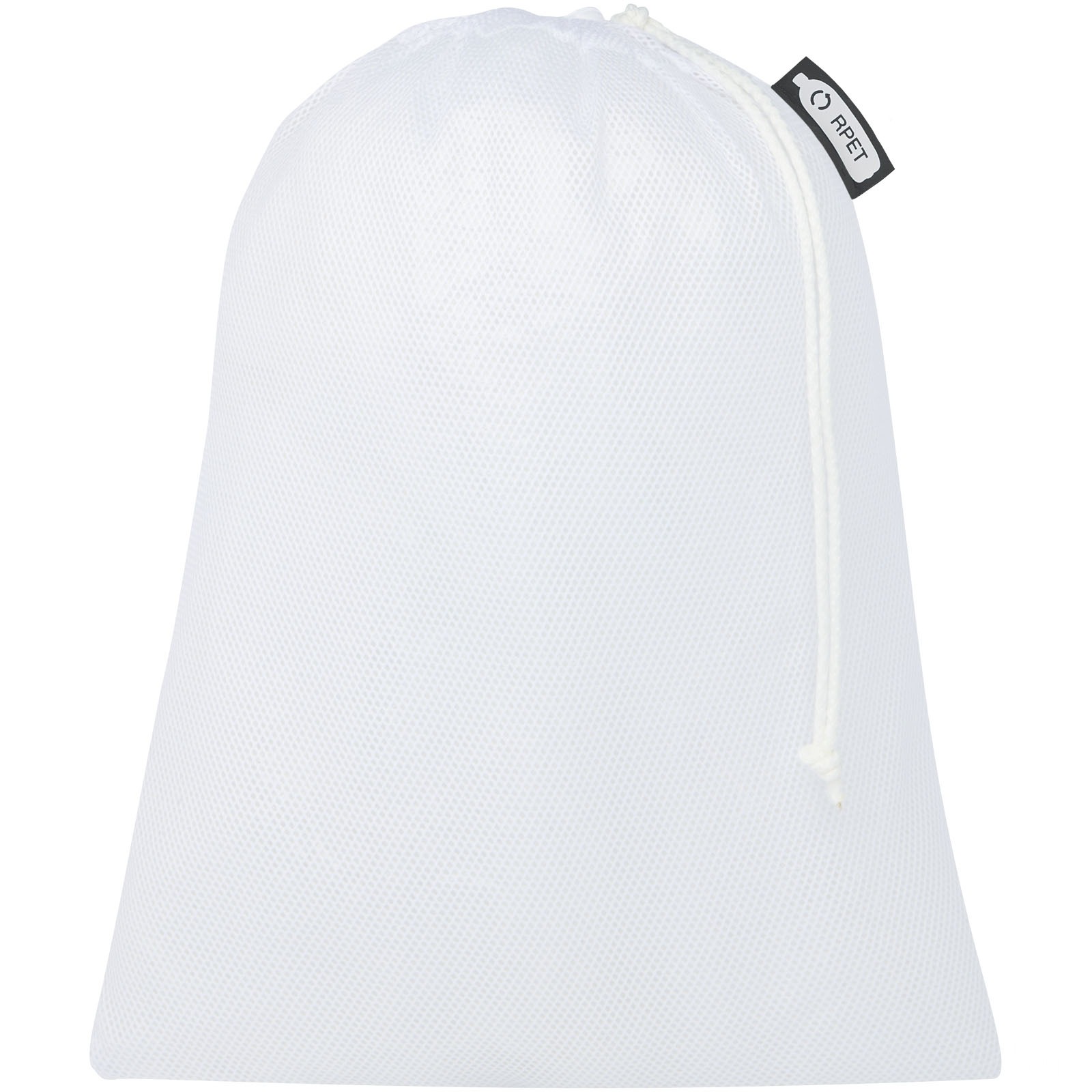 Sett med 3 handlenett i resirkulert polyester - Vit, forside