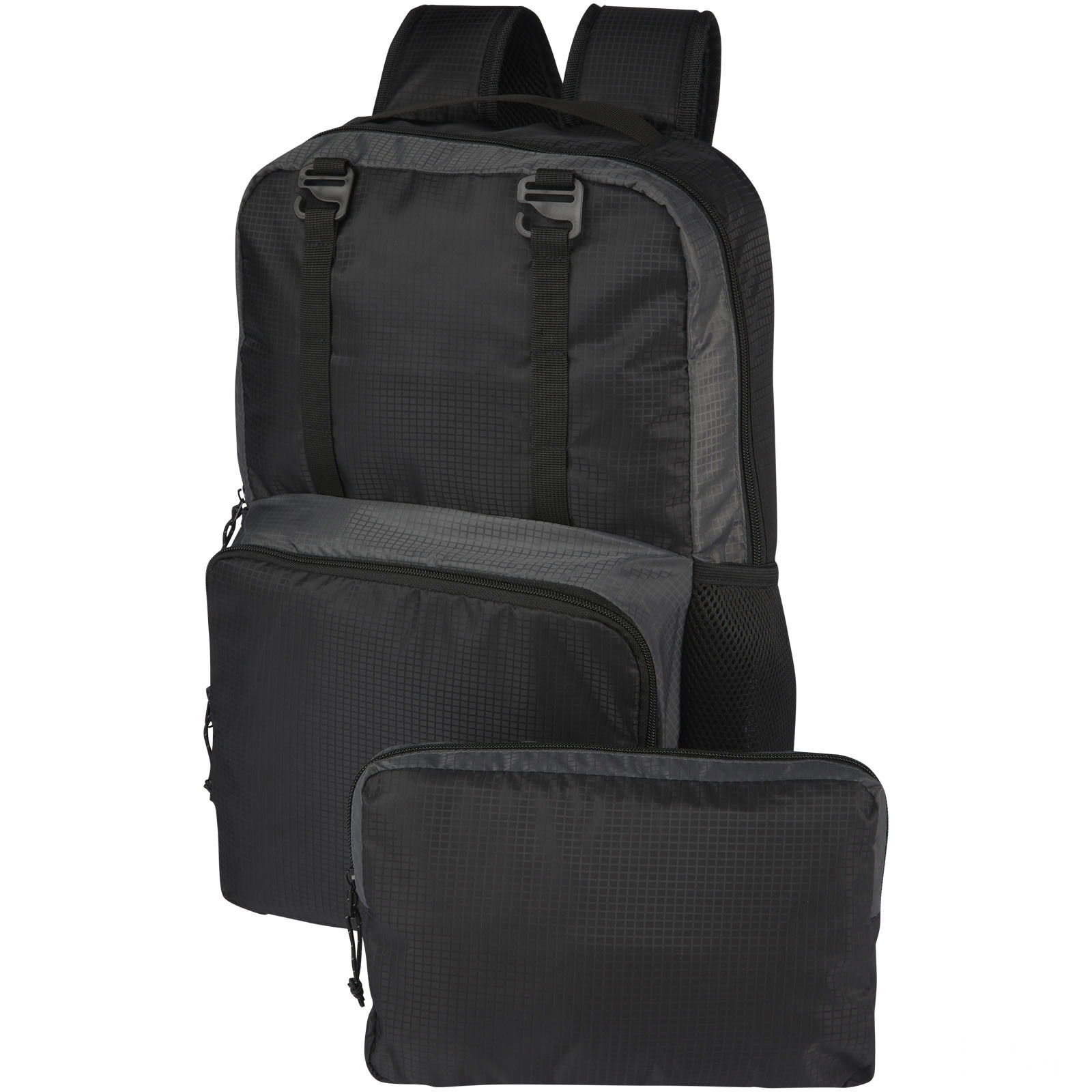 Trailhead lett 15" laptopryggsekk i GRS-resirkulert materiale med trykk