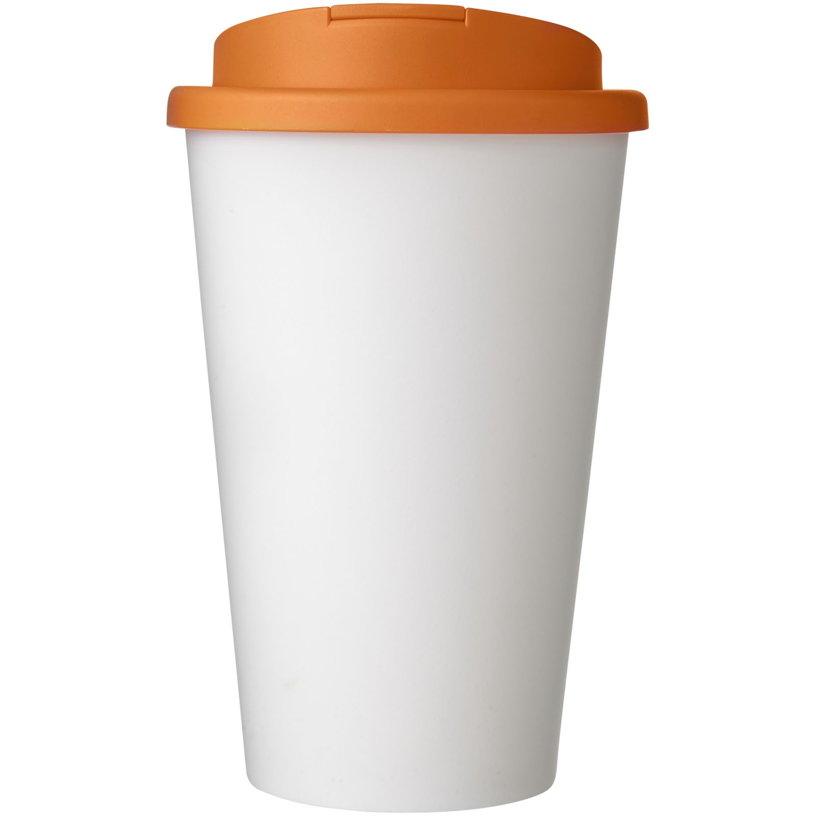 Americano® 350 ml mugg med spillsäkert lock - Vit, framsida