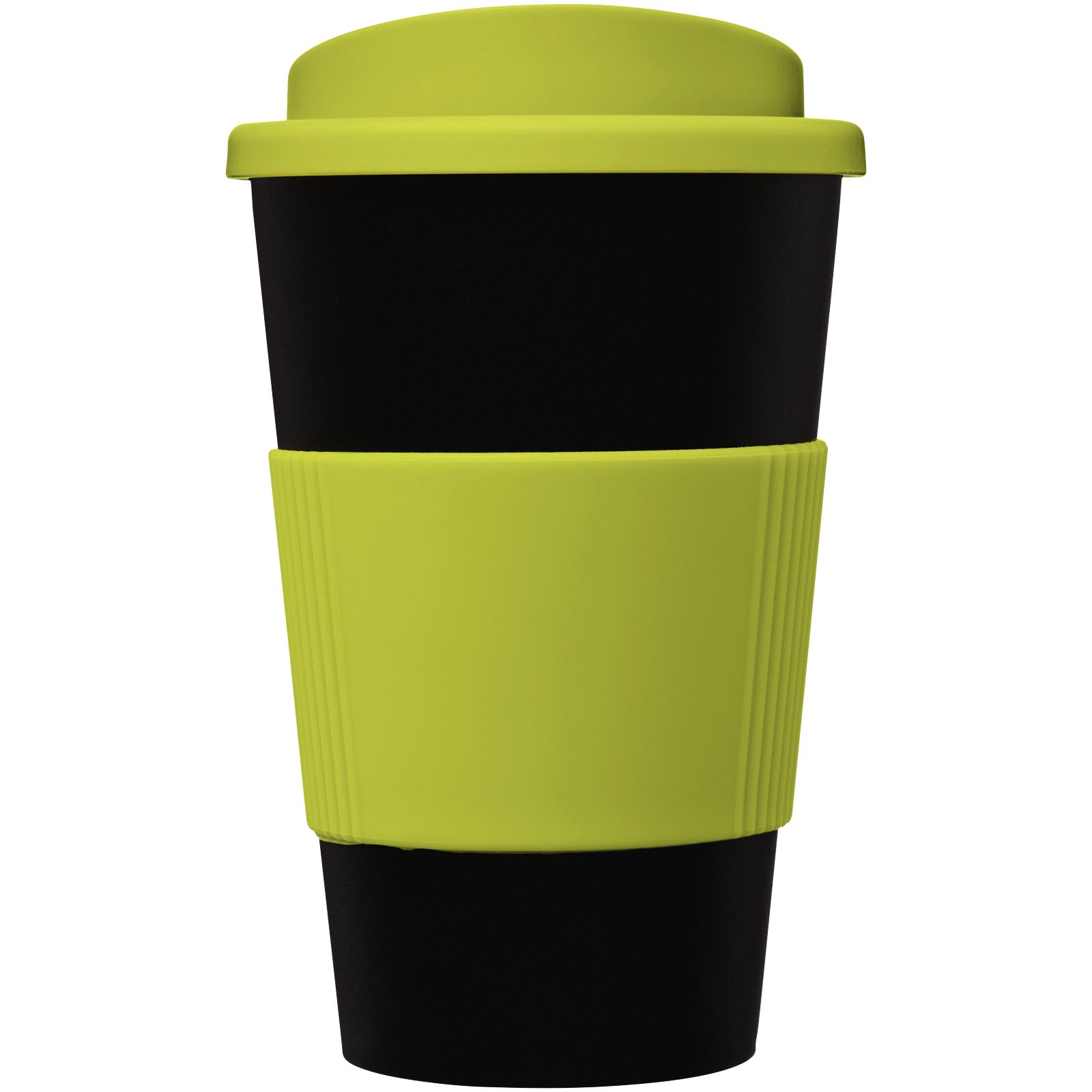 Americano® 350 ml termosmugg med grepp - Svart, framsida