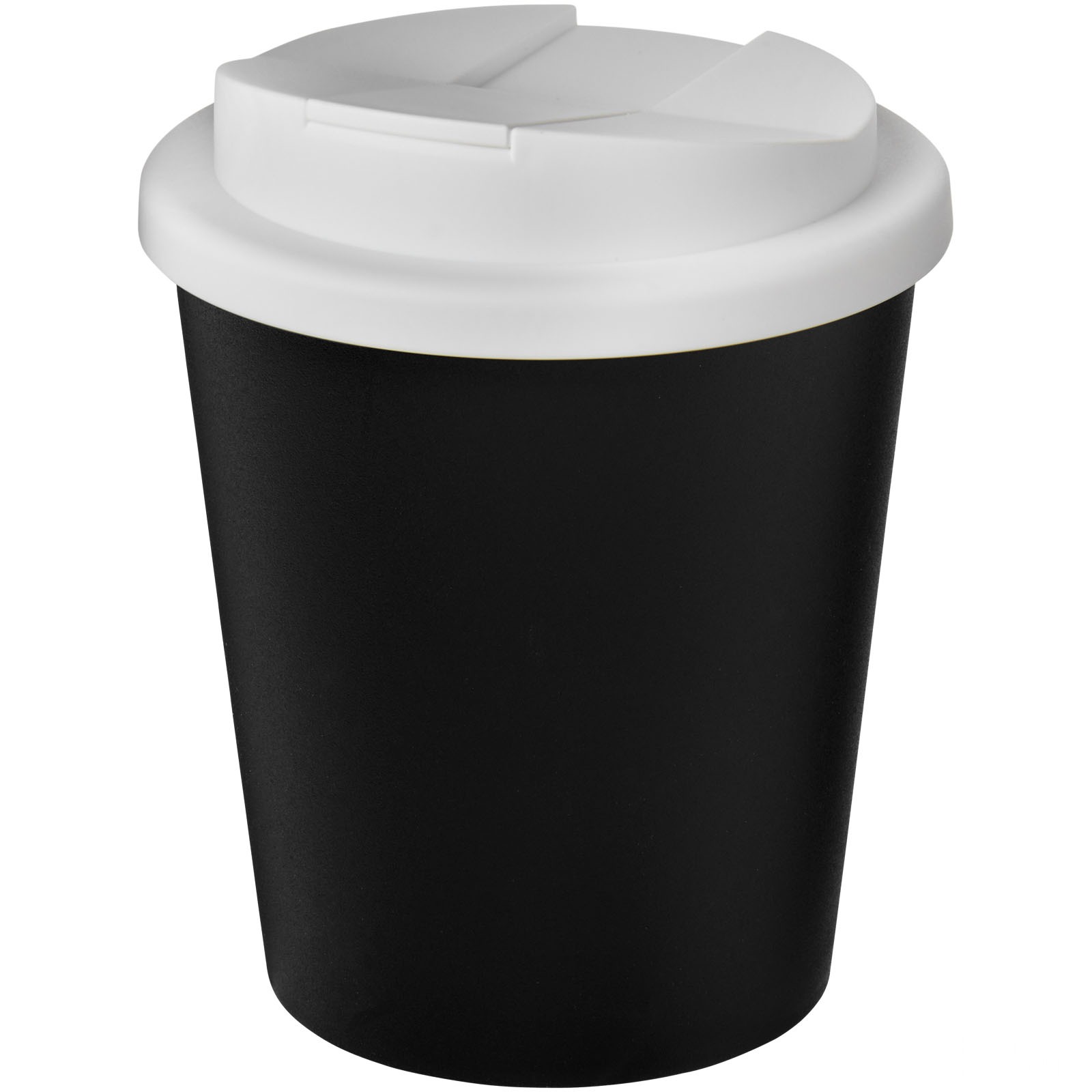 Americano® Espresso Eco 250 ml återvunnen termomugg med spillsäkert lock  - Svart med tryck