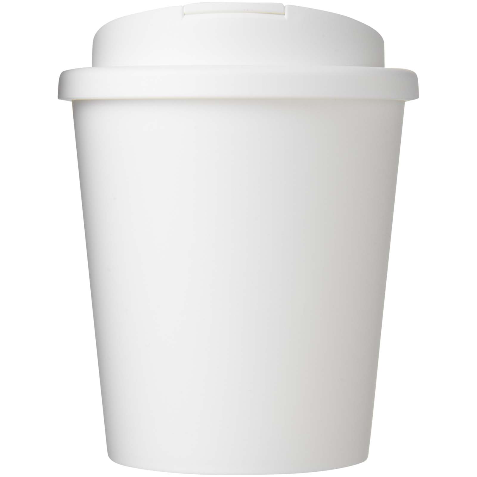 Americano® Espresso POP 250 ml mugg med spillsäkert lock - Vit, framsida