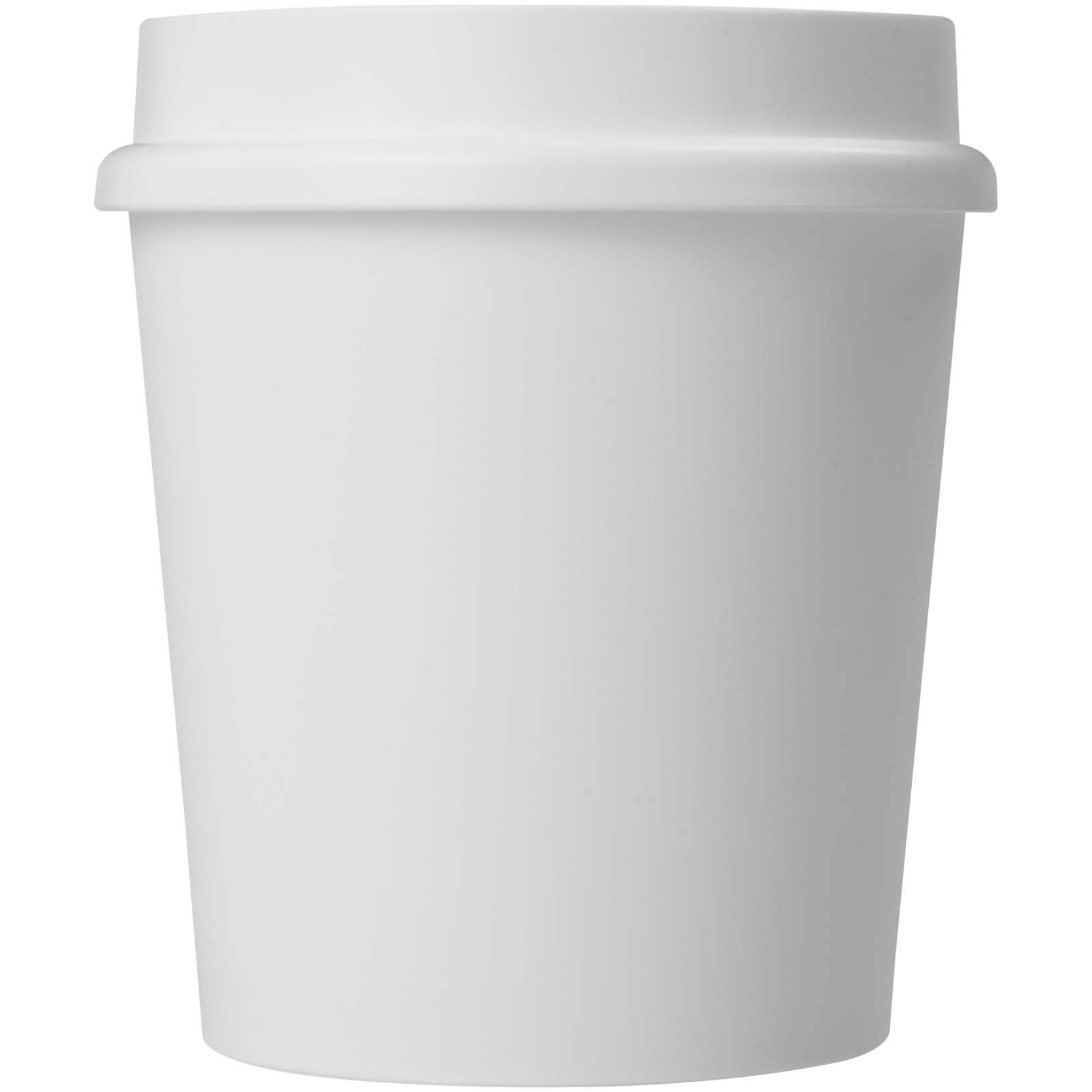 Americano® Switch 200 ml med 360° lokk og logo - Vit, forside