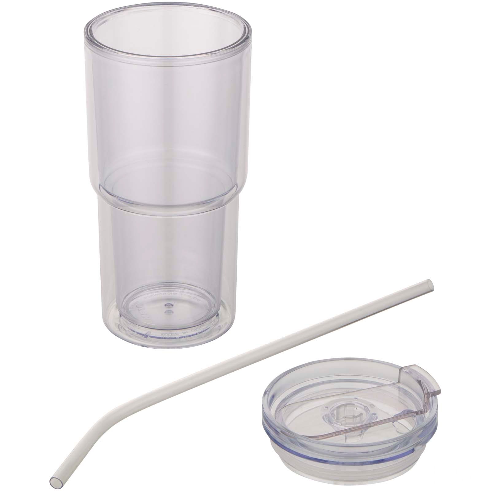 Archer 480 ml plastmugg med dubbla väggar