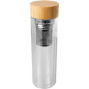 Bailey 400 ml Double-Walled Borosilicate Glass Infuser Bottle with Bamboo Lid - image 2