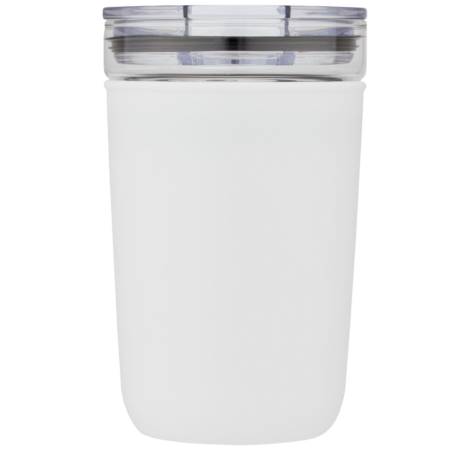 Bello 420 ml glass tumbler with recycled plastic outer wall