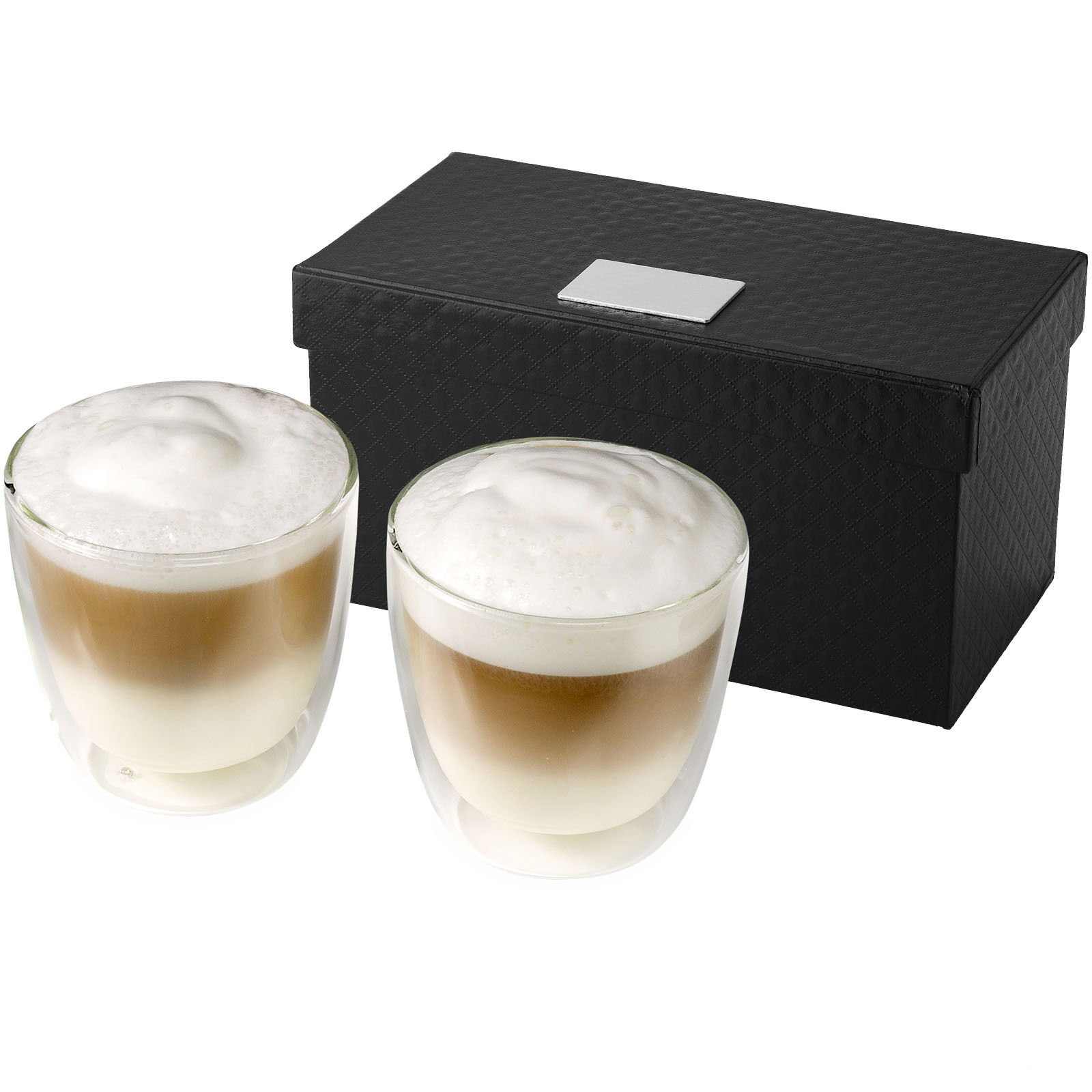 Boda 2-delars kaffeset i glas