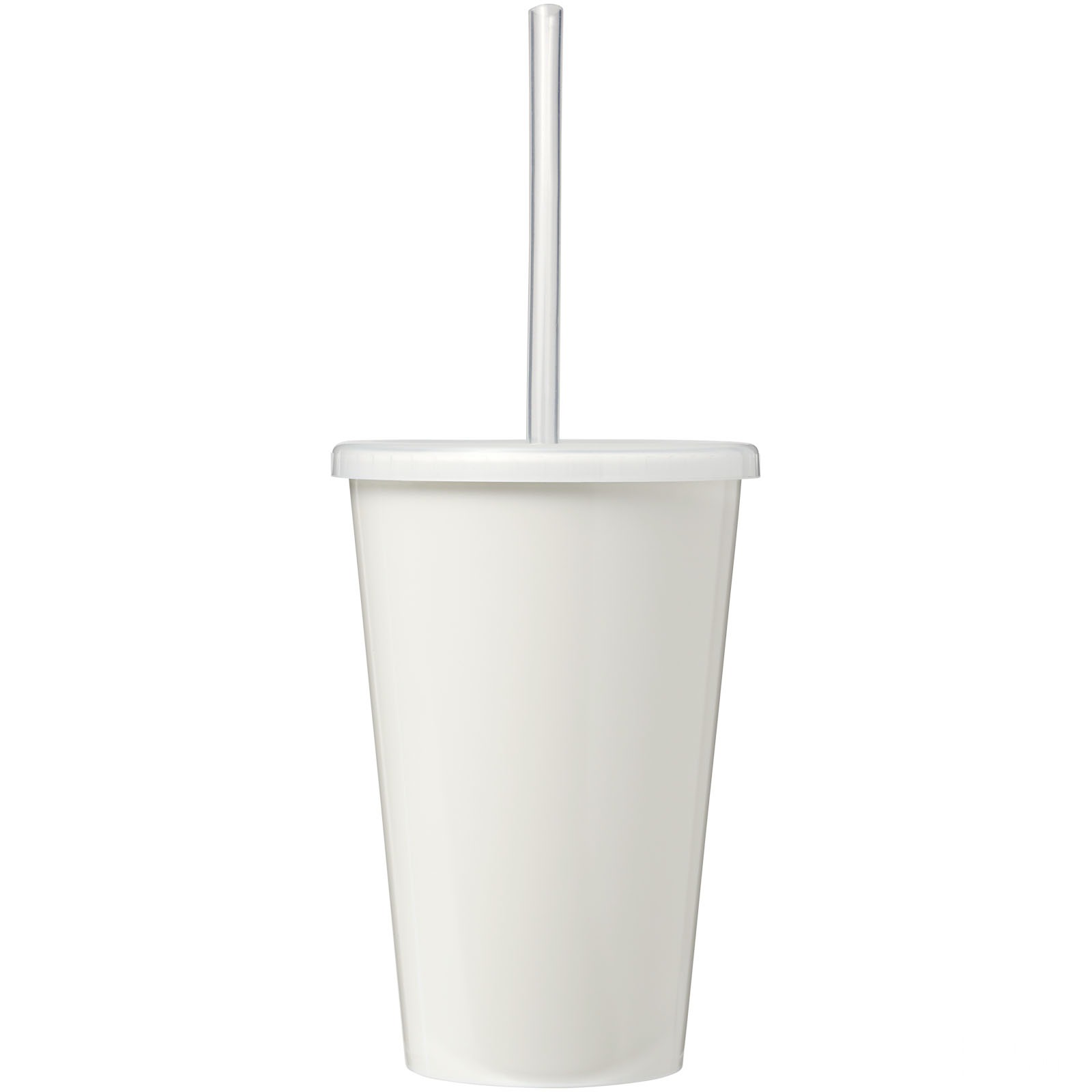 Brite-Americano® 350 ml dobbeltvegget Stadium-kopp - Hvit, forside