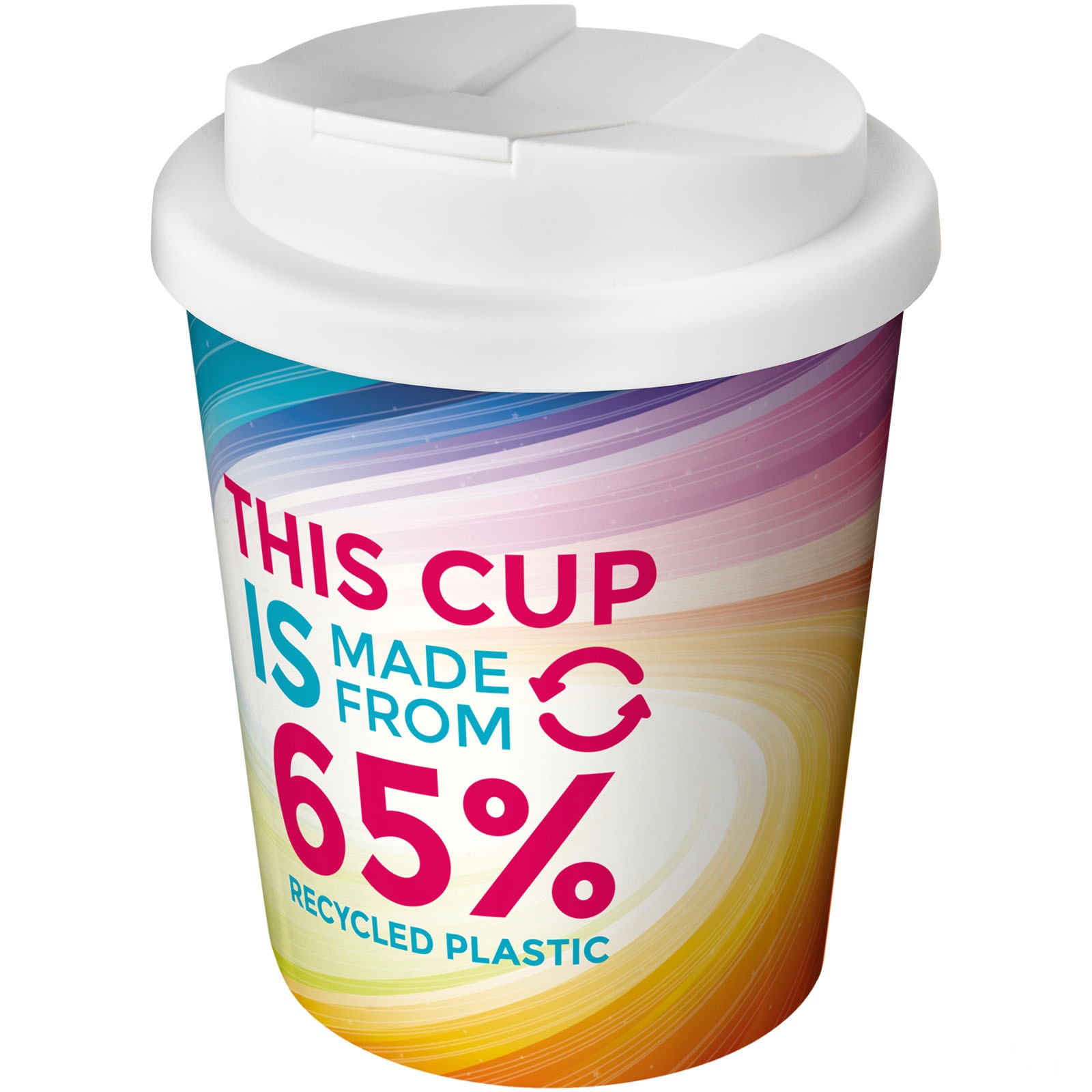 Brite-Americano Espresso Eco 250 ml sølesikker isolert termokopp med trykk