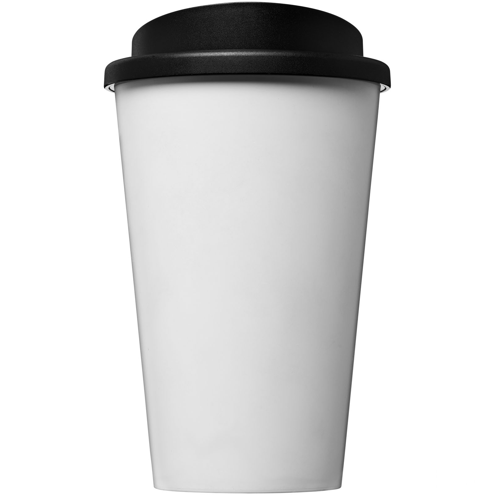 Brite-Americano® Recycled 350 ml isolert termokopp med logo - Vit, forside