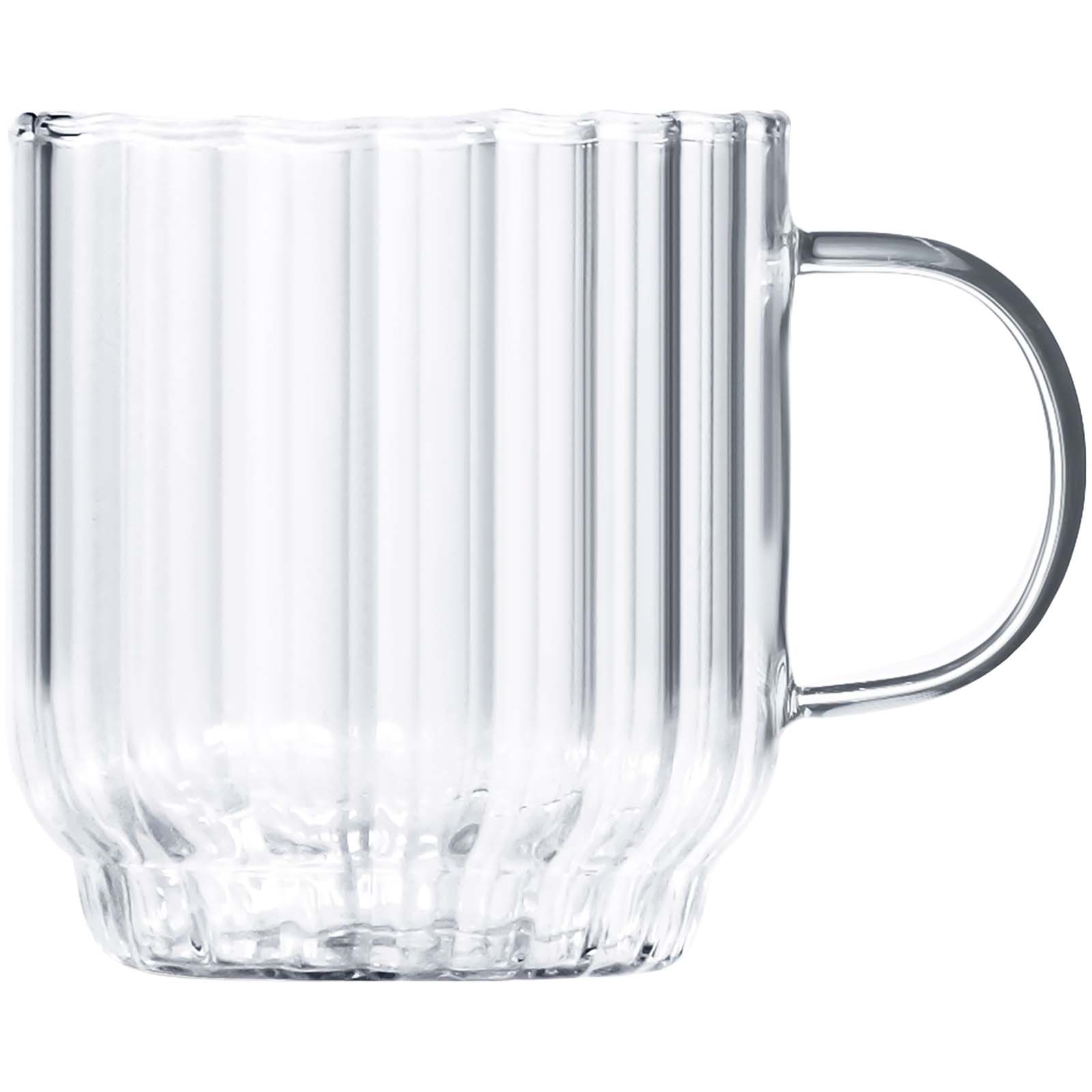 Citizen Green Purdrink 330 ml krus i borosilikatglass - Transparent med trykk