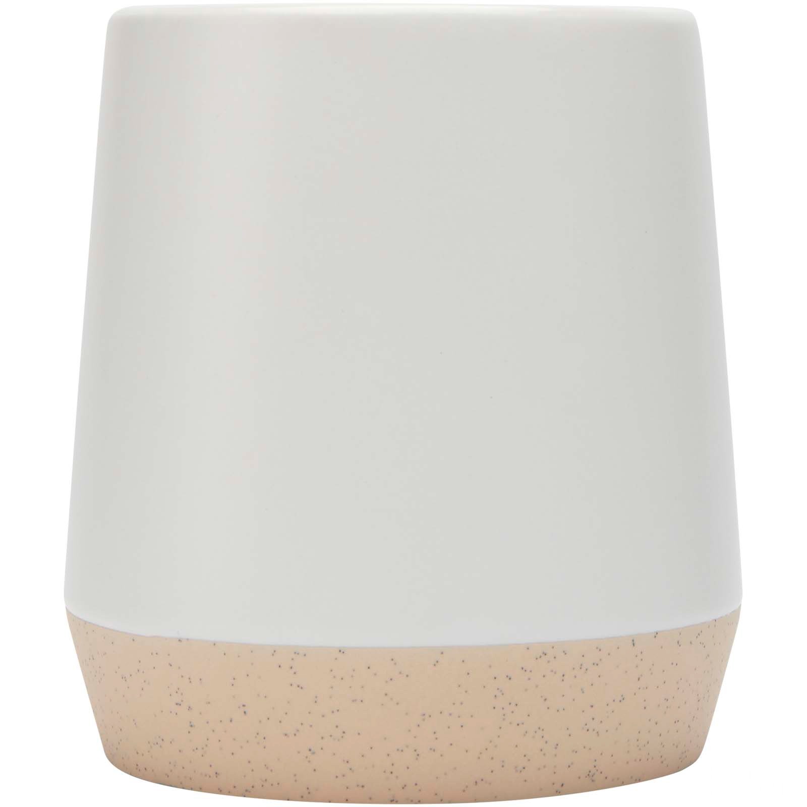 Dolce 300 ml keramikkrus med matt finish - Hvit, forside