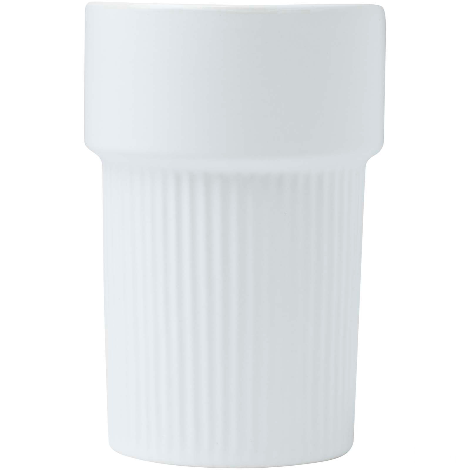 Fika 340 ml krus med bambusgrep med trykk