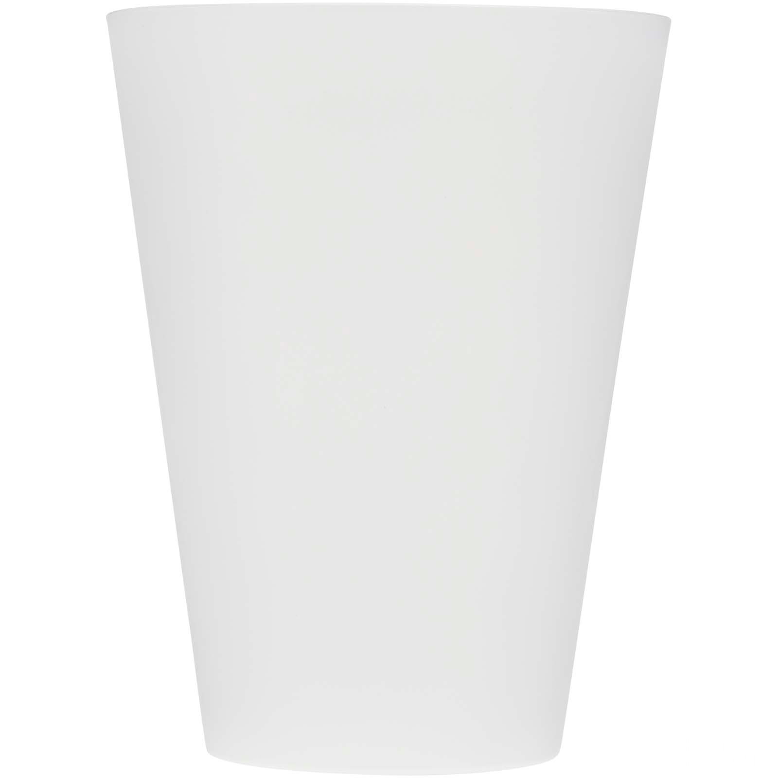 Glastonbury 300 ml gjenbrukbar plastkopp - Frosted gjennomsiktig, forside