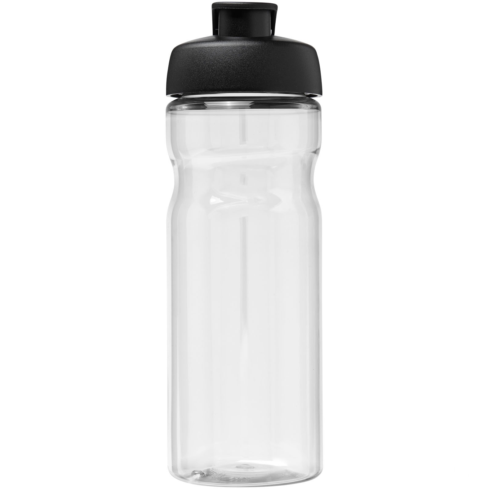 H2O Active® Base Tritan™ 650 ml sportflaska med uppfällbart lock - Transparent klar, framsida
