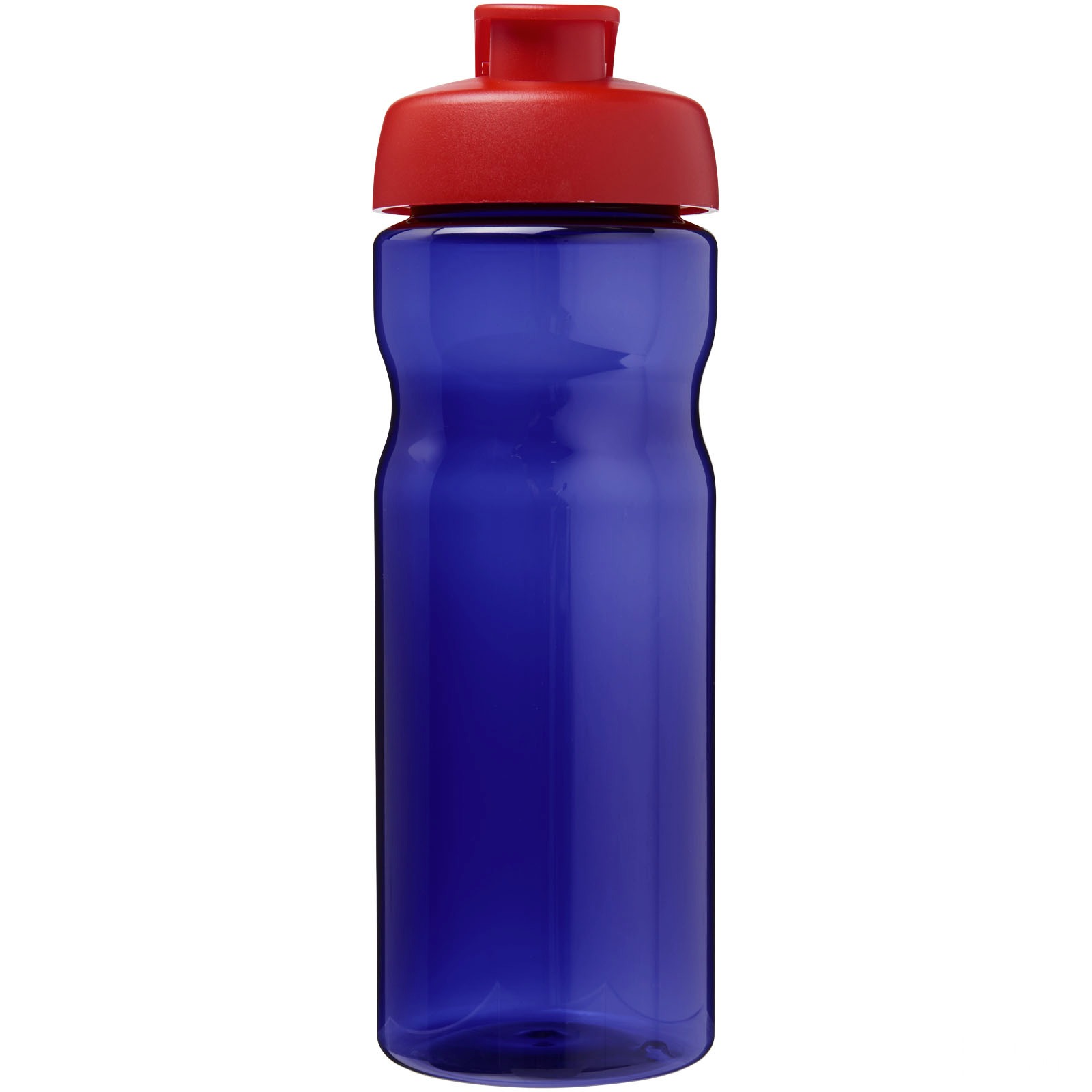 H2O Active® Eco Base 650 ml sportflaska med uppfällbart lock - Kungsblå, framsida
