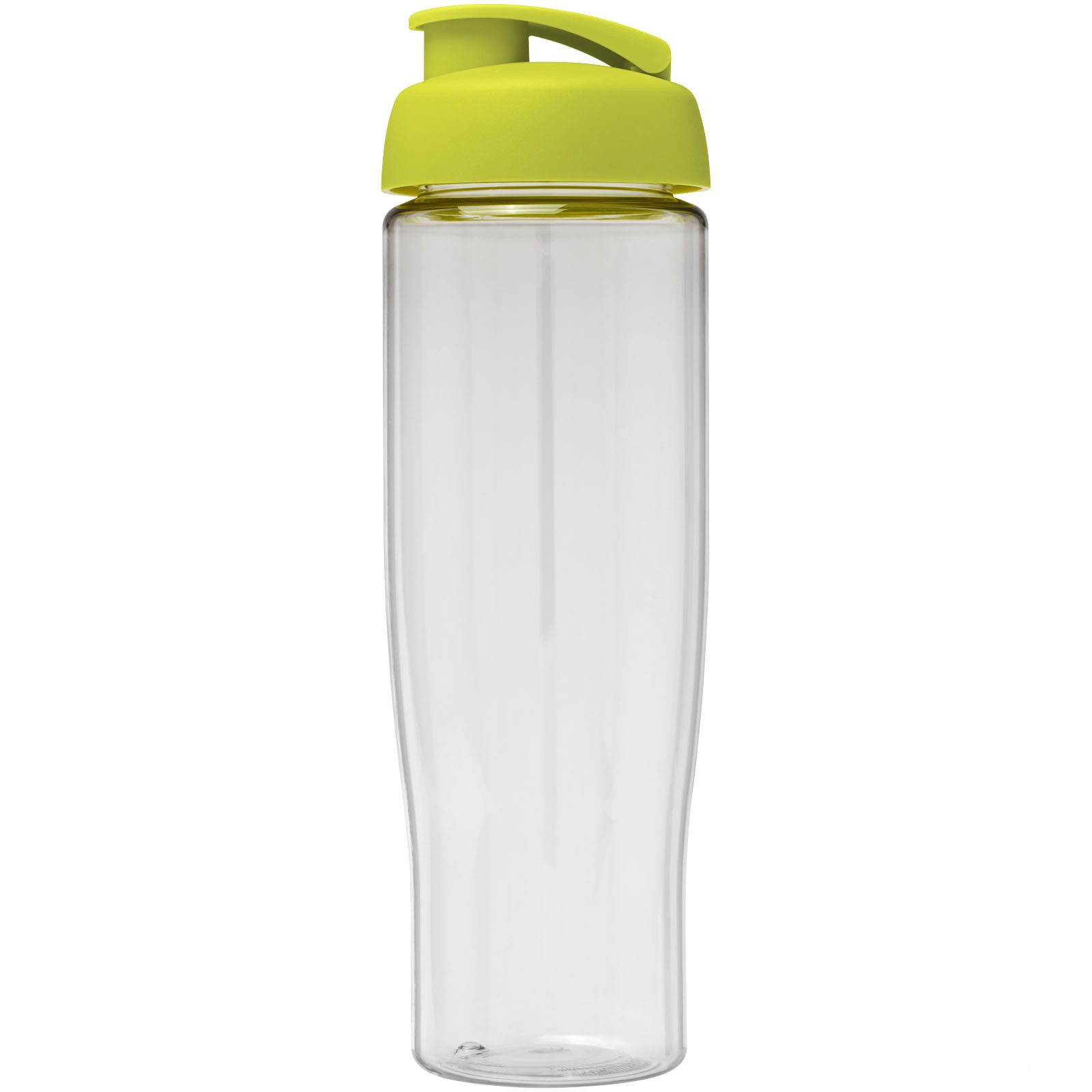 H2O Active® Tempo 700 ml sportflaska med uppfällbart lock - Transparent, framsida