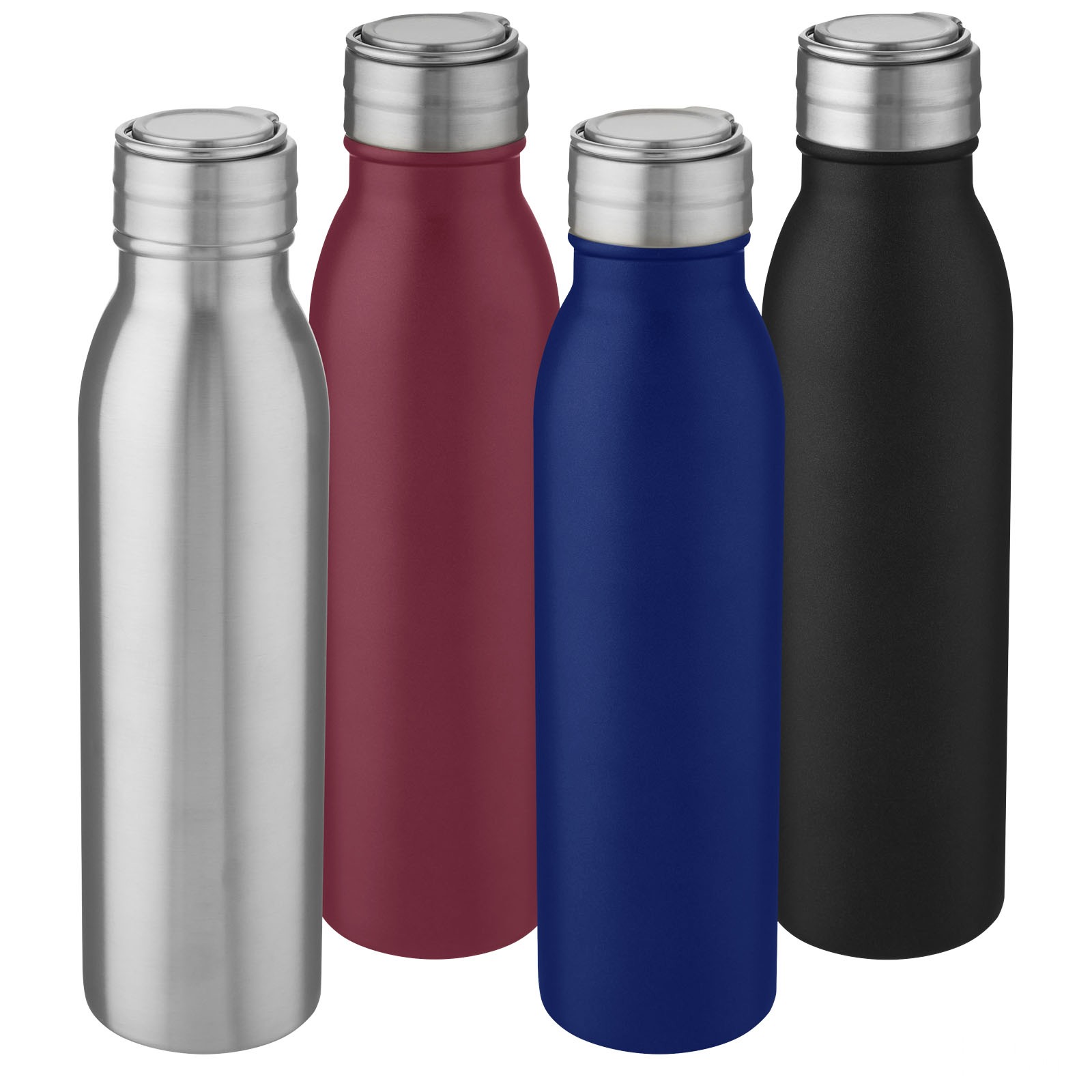 Harper 700 ml sportflaska i rostfritt stål med metalloop