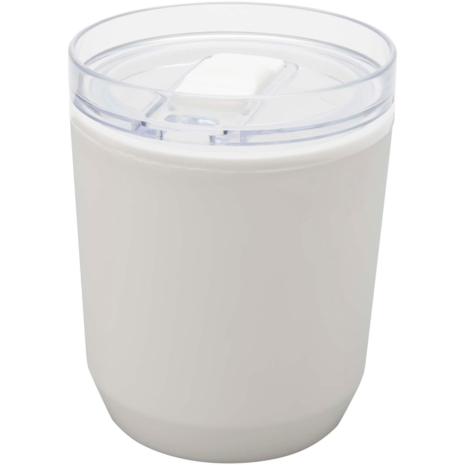 Hudson 180 ml recycled plastic double-wall tumbler