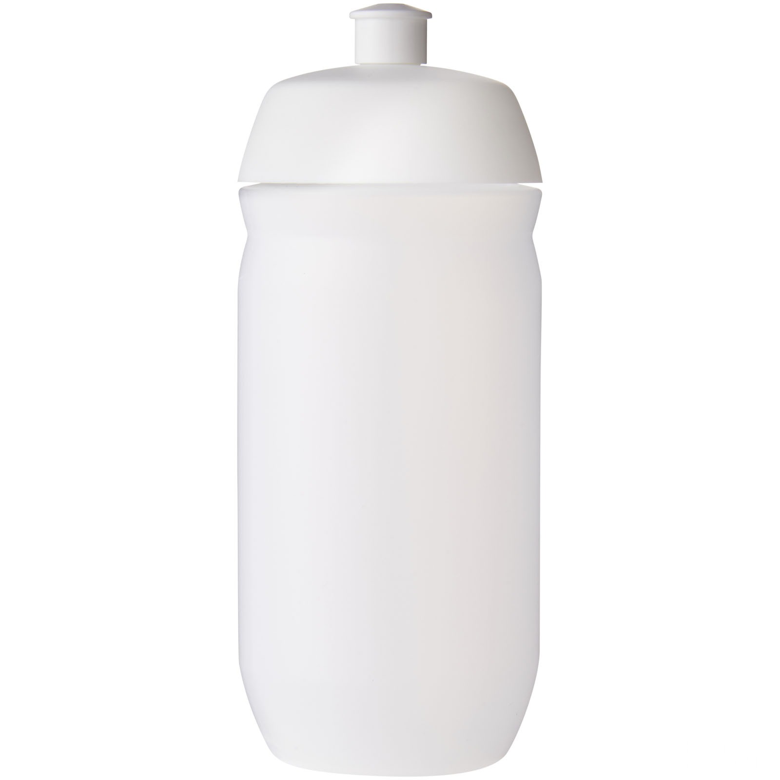 HydroFlex™ Clear 500 ml myk sportsflaske med trykk - Vit, forside