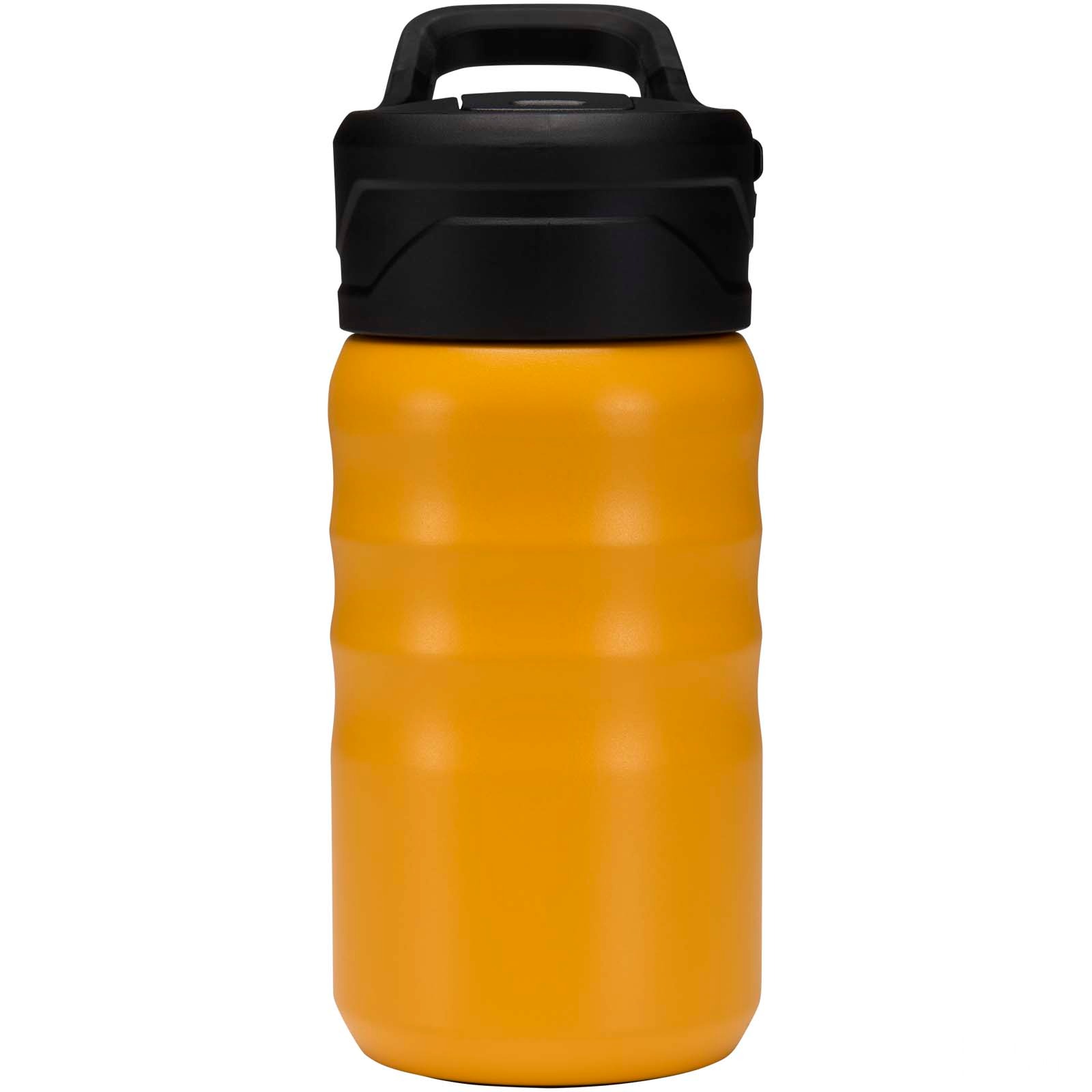 Knox 350 ml RCS-sportflaska i återvunnet rostfritt stål med dubbla väggar och utfällbart sugrör