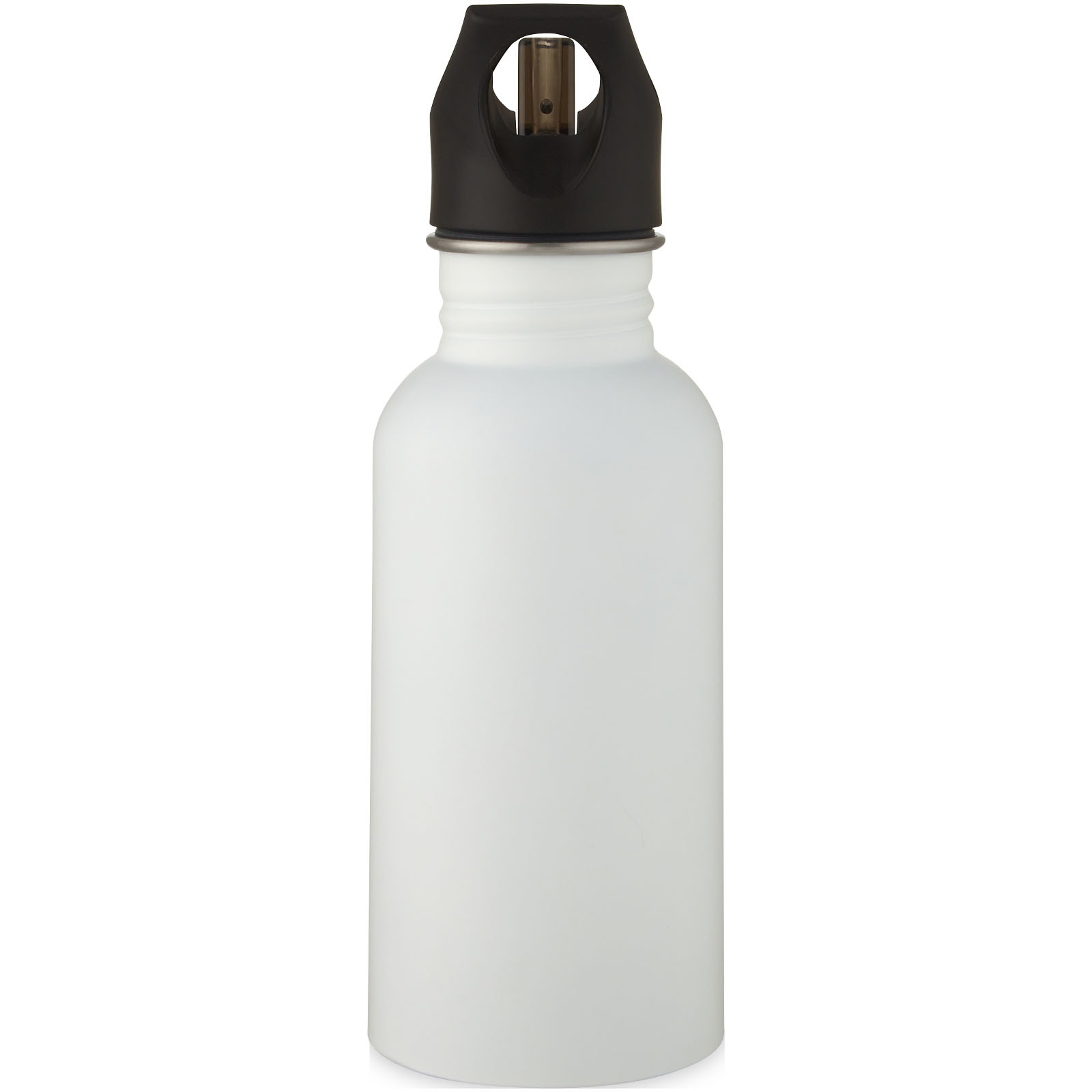 Lexi 500 ml sportsflaske i rustfritt stål - Hvit, forside