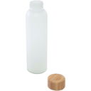 Lume 500 ml Matte Borosilicate Glass Bottle with Bamboo Lid - image 3