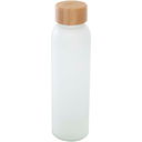 Lume 500 ml Matte Borosilicate Glass Bottle with Bamboo Lid - image 2