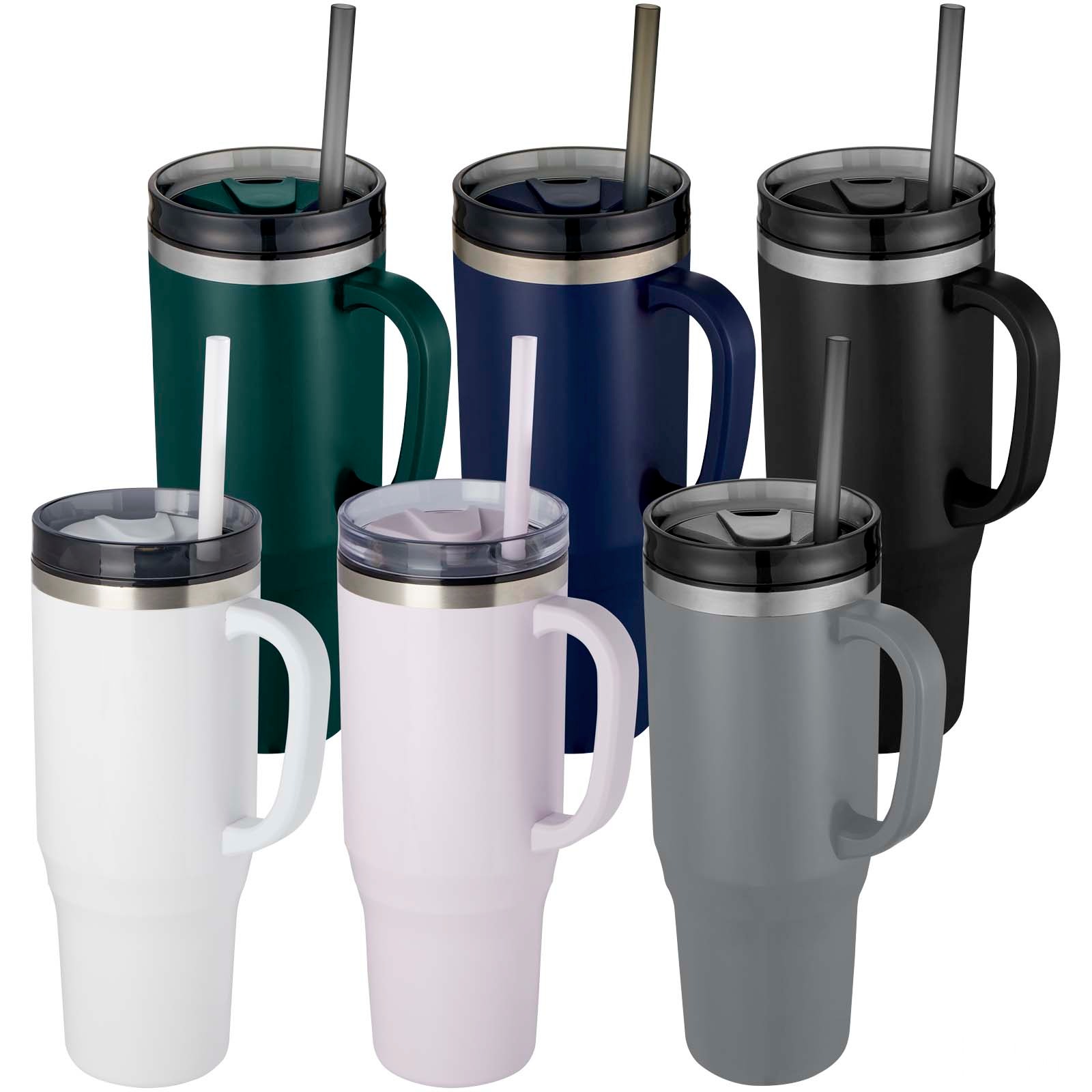 Melbourne RCS-certifierad mugg med sugrör, 1 200 ml