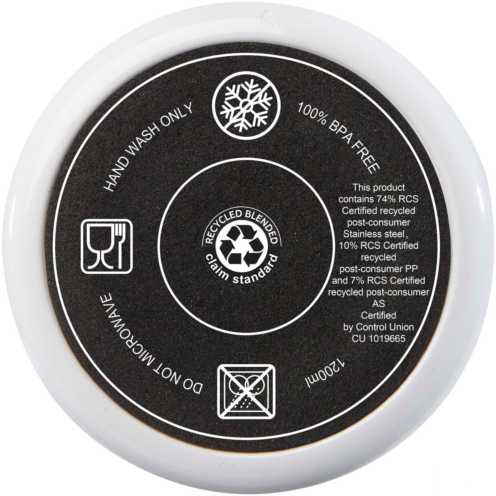 Melbourne 1200 ml RCS certified insulated tumbler with straw