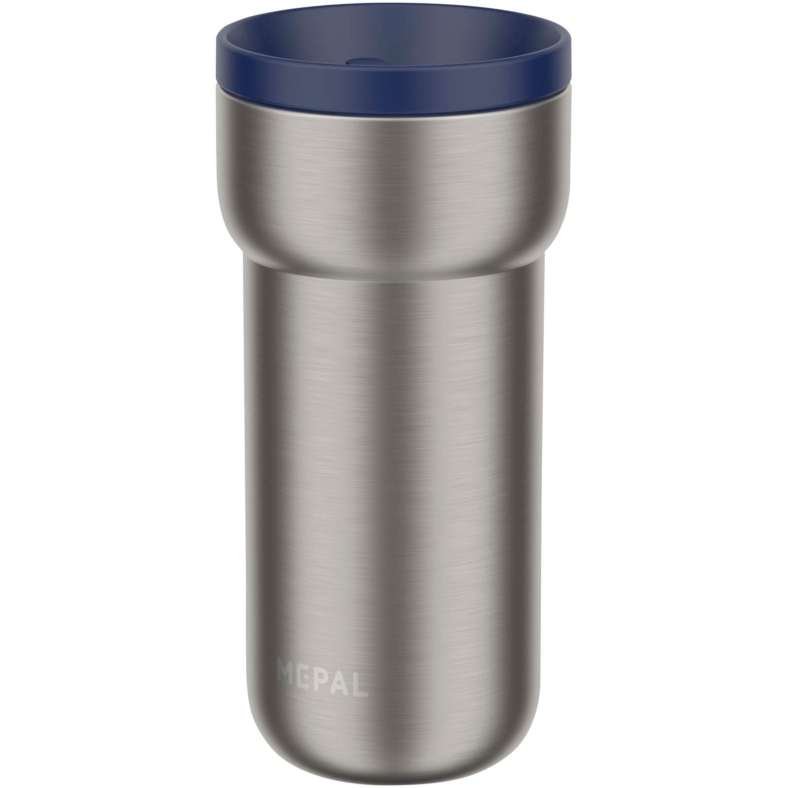 Mepal Ellipse 375 ml isolerad mugg i rostfritt stål - Klarblå med tryck