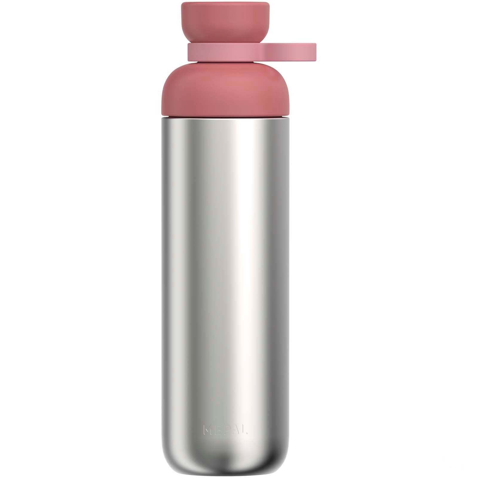 Mepal Vita 900 ml vattenflaska i återvunnet rostfritt stål - Rosa, forside