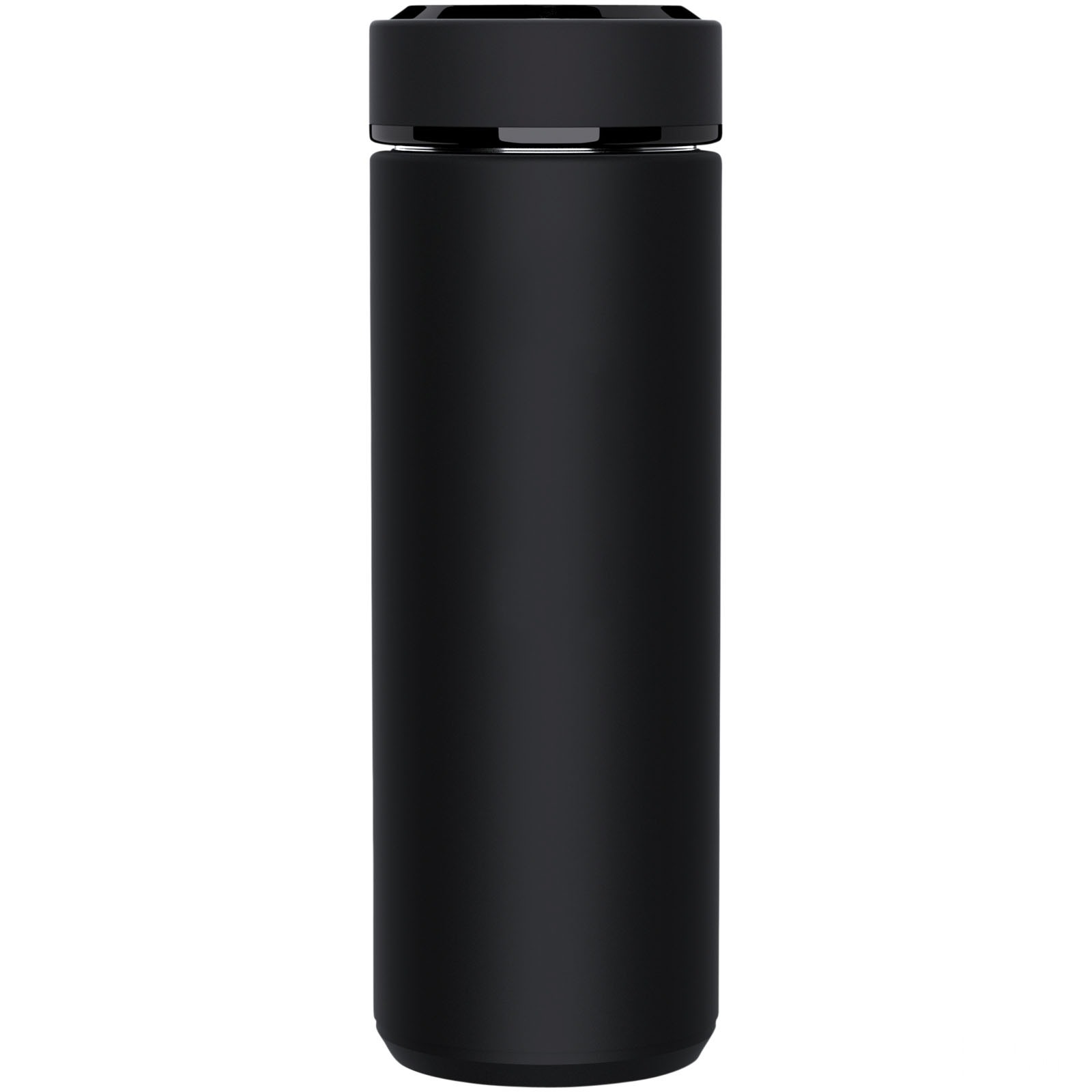 SCX.design D10 isolert vannflaske med logo - Svart, forside