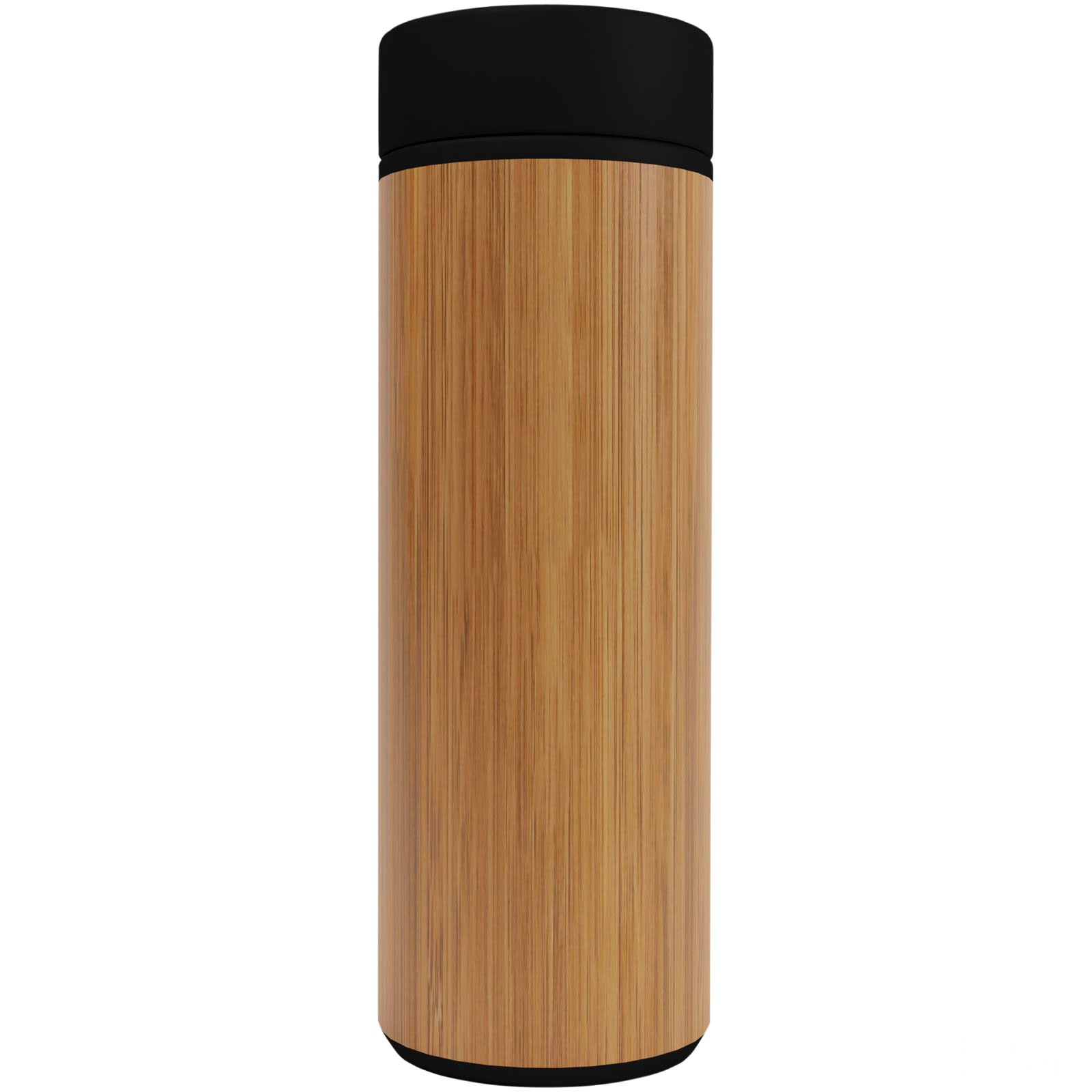SCX.design D11 500 ml smart bambusflaske med logo - Trä, forside