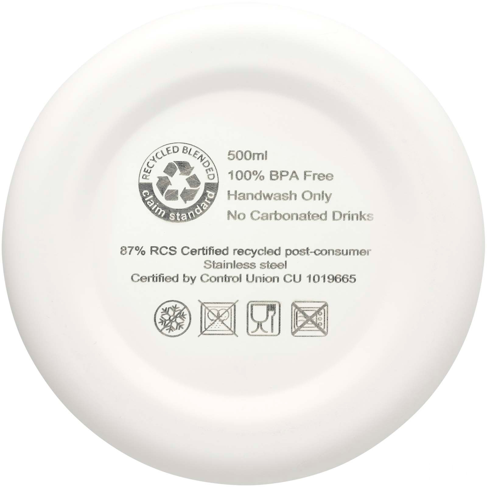 Spring RCS-sertifisert vakuumisolert flaske i kobber, 500 ml med trykk