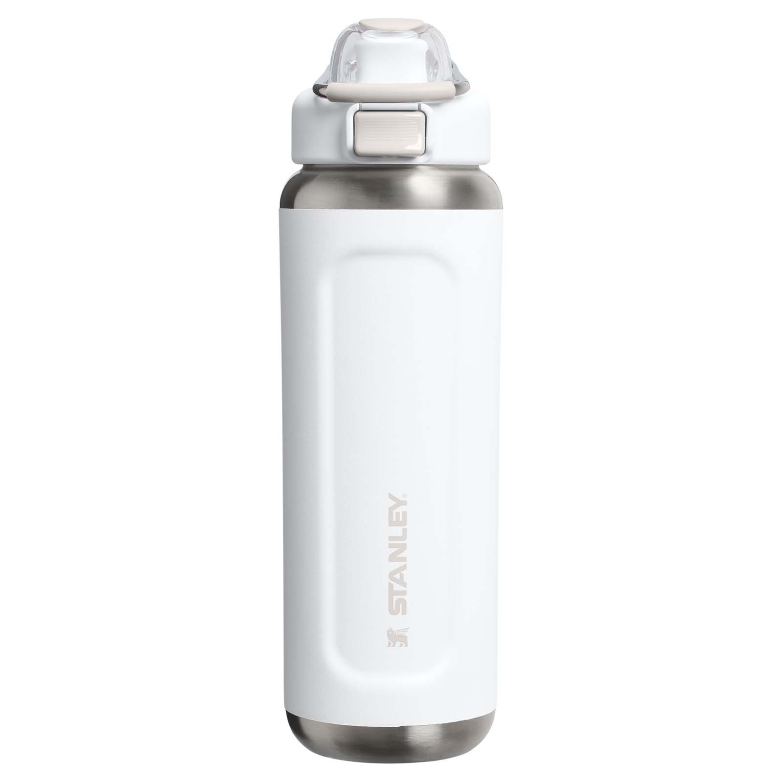 Stanley Classic Wellspring 710 ml isolerad vattenflaska i återvunnet rostfritt stål - Vit, forside