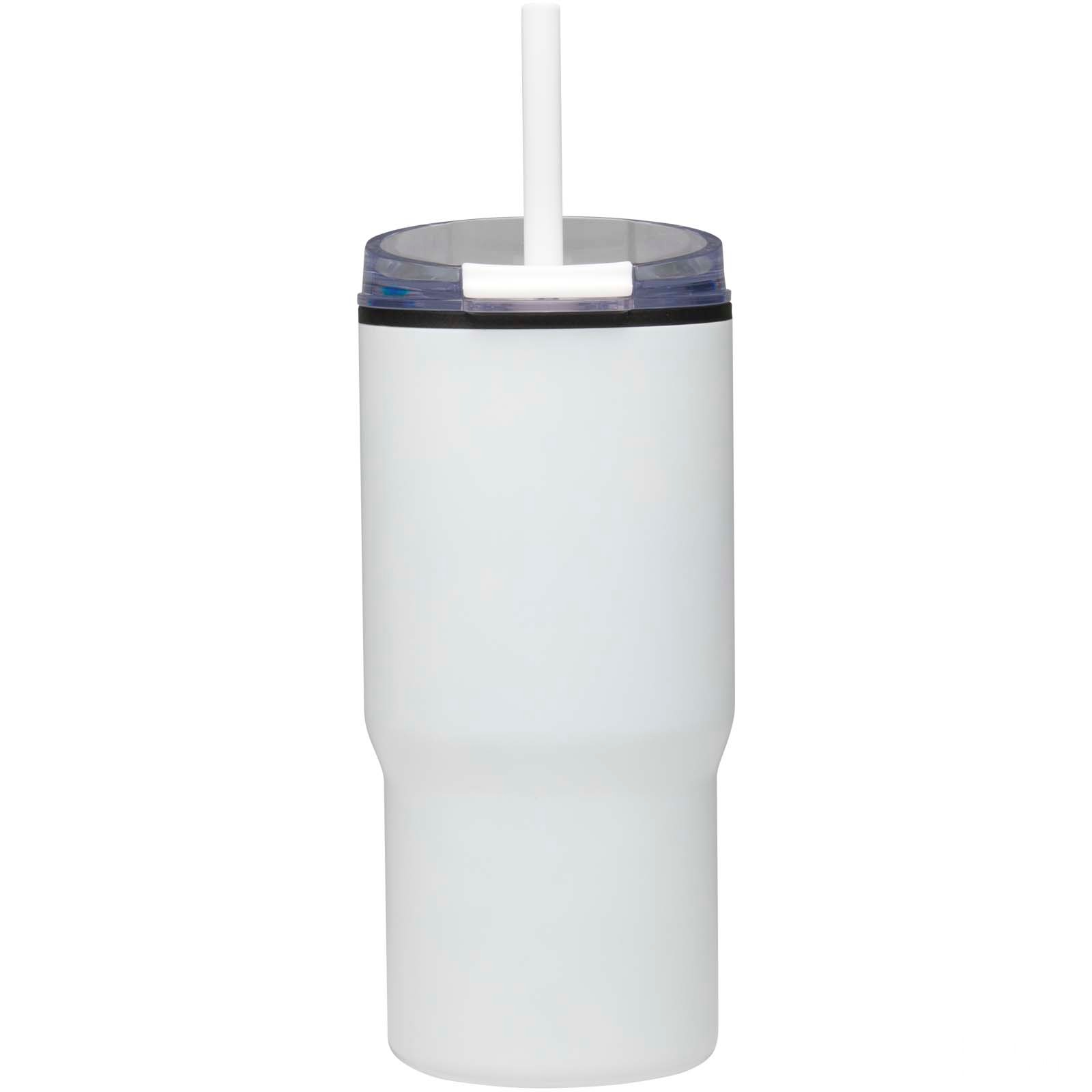 Westin 540 ml RCS-mugg i återvunnet material med dubbelvägg och isolering samt sugrör